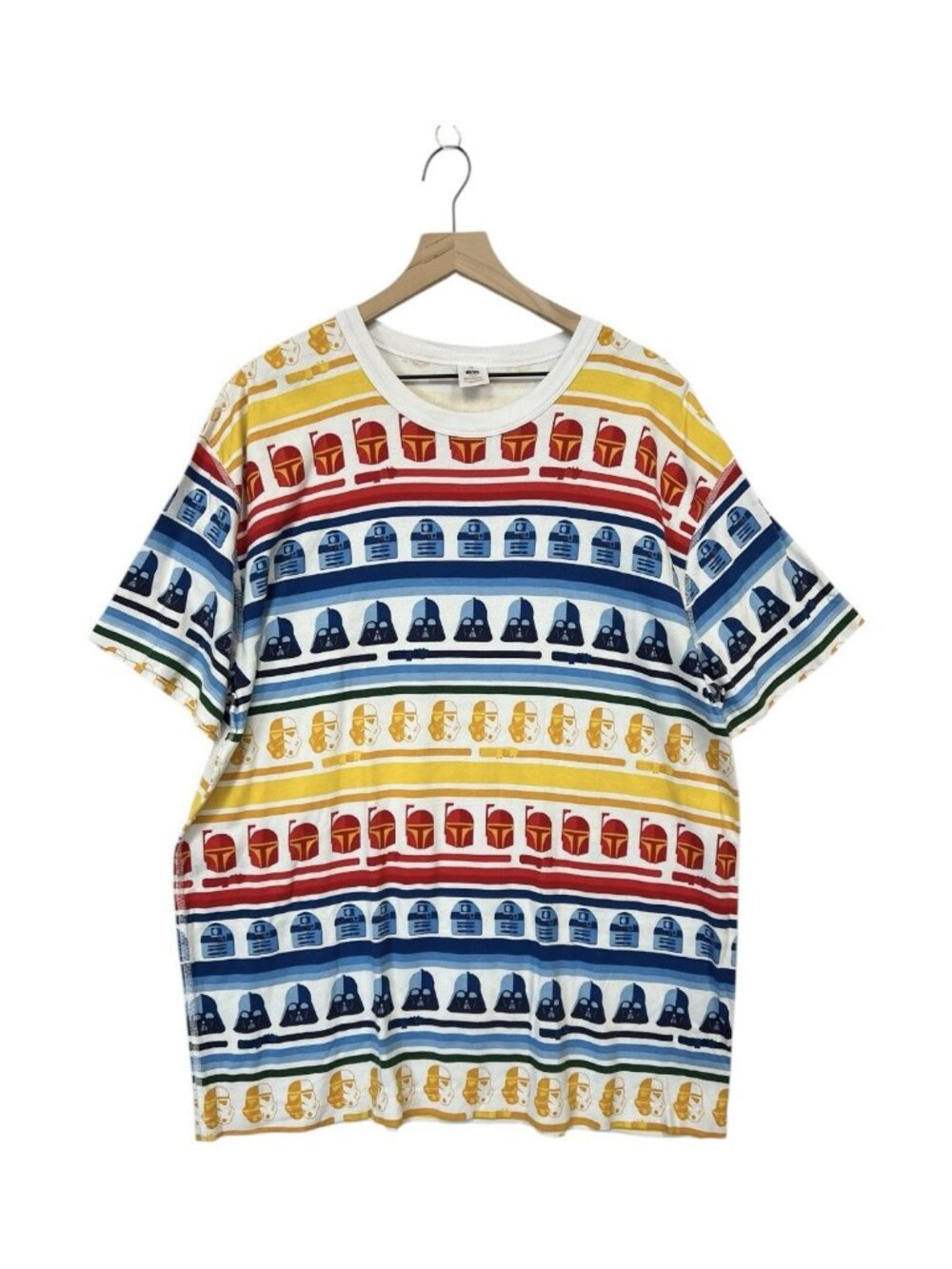 Hanna Andersson Mens Star Wars Pajama Top Size XXL Rainbow Mandalorian